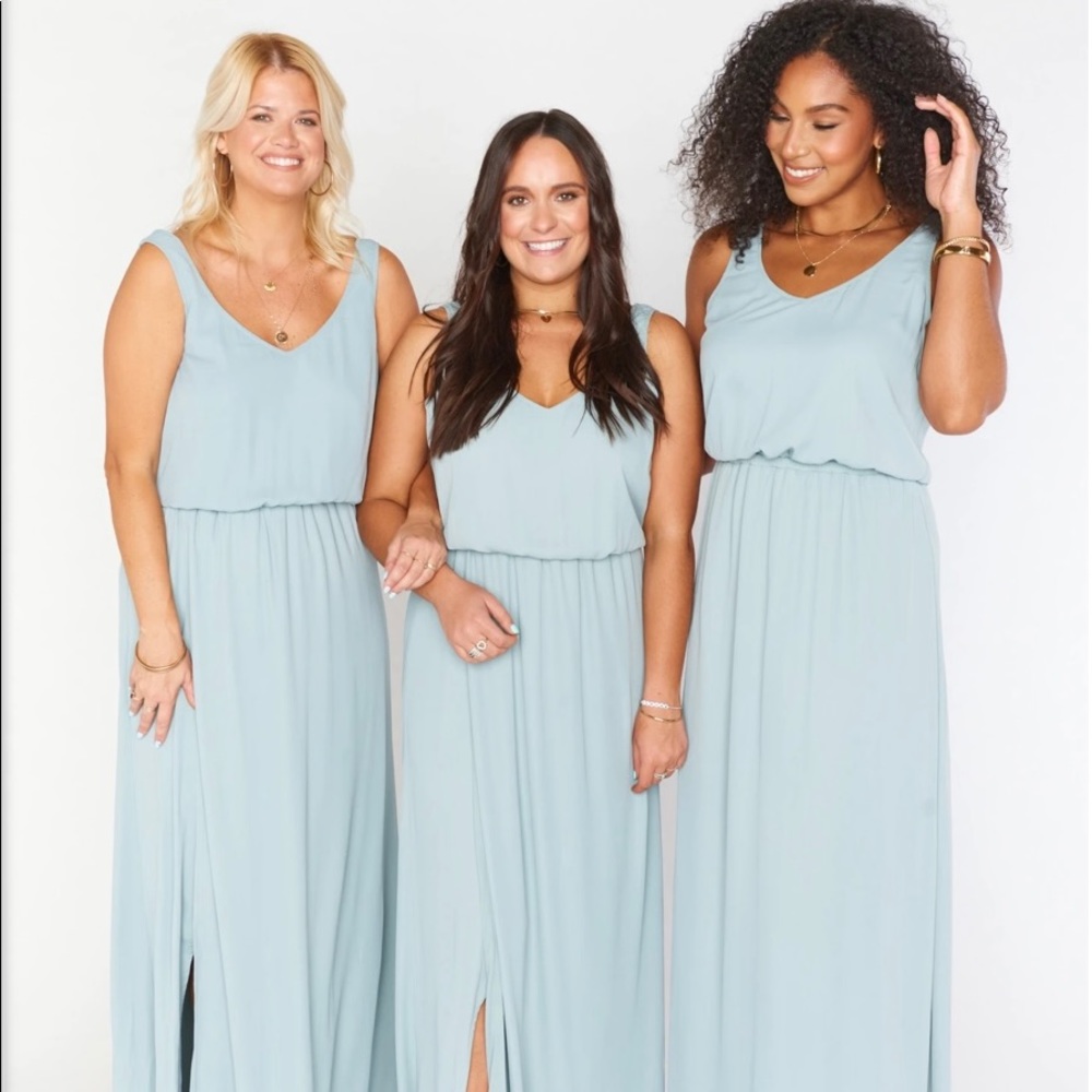 Kendall Maxi Dress - Silver Sage View 2